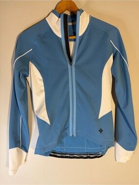 Specialized Women’s Cycling Jacket Blue White Size, Medium
